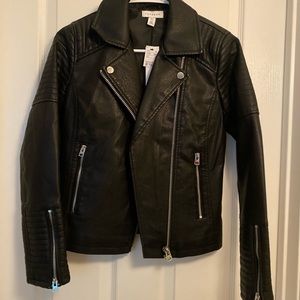 Top Shop Faux Leather Jacket